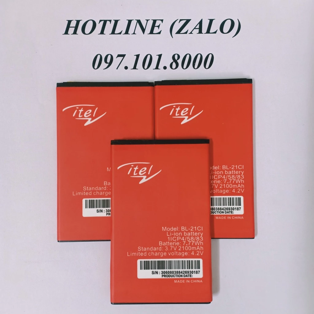 Pin zin công ty Itel Bl 21Ci / A33