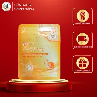 Mặt nạ bổ sung Collagen 3W Clinic Fresh Coenzyme Q10 Mask Sheet 23ml