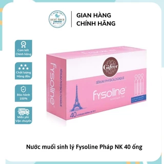 Nước muối sinh lý Fysoline vệ sinh cho bé từ sơ sinh - Nhập khẩu chính hãng