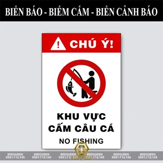 Biển Báo - Biển Cảnh Báo Cấm Câu Cá