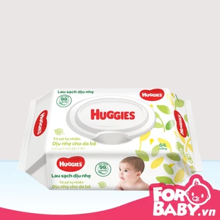 Khăn ướt Huggies không mùi 80 tờ