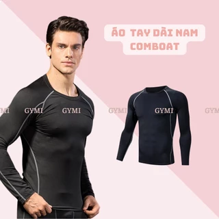 Áo Chống Nắng Tay Dài Thể Thao Nam Tập Gym Cao Cấp PRO COMBAT Bóng Đá Bóng Rổ Chơi Thể Thao