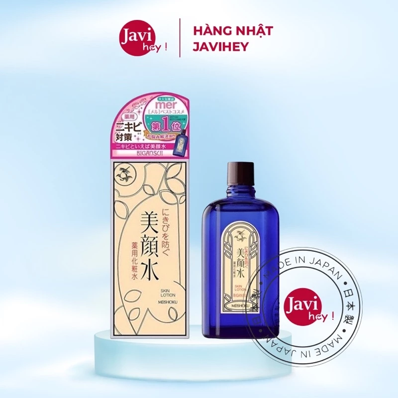 Nước Hoa Hồng giảm mụn Meishoku Bigansui Medicated Skin Lotion 90ml Nhật Bản