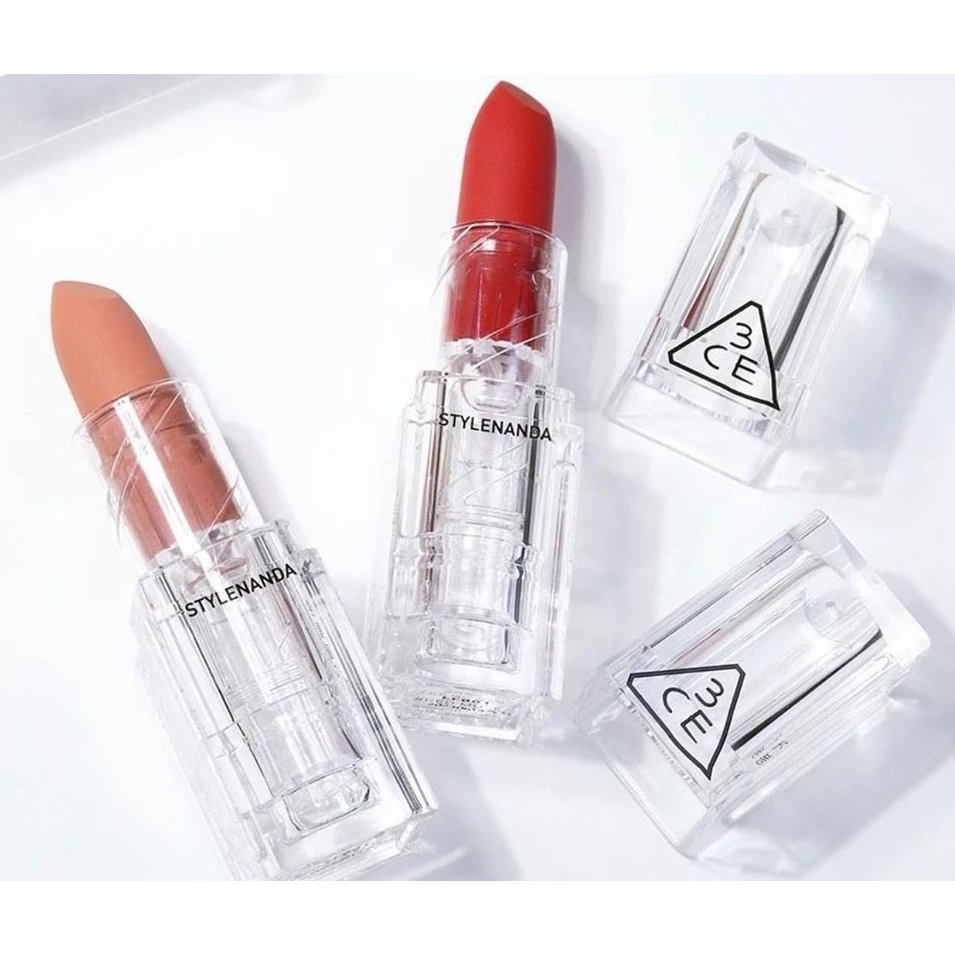 (BILL HÀN) Son Thỏi Lì Vỏ Trong 3CE Soft Matte Lipstick 3.5g