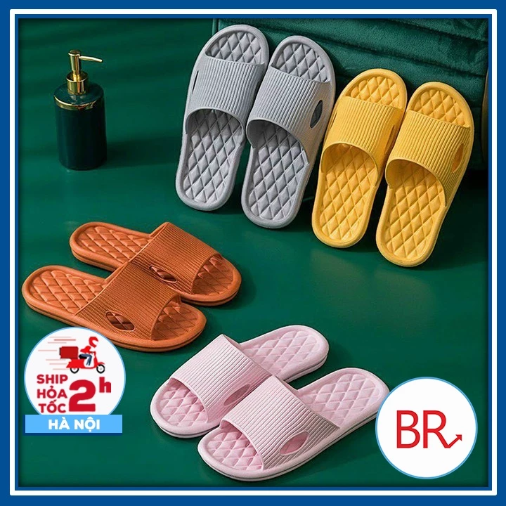 Dép đi trong nhà, thoải mái, tiện lợi- Dép đi trong nhà bằng cao su dùng trong nhà, nhà tắm, nhà bếp,.. chống trơn 01720