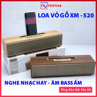 Loa Bluetooth Võ Gỗ XM-520 20W. Loa XM 520 Âm Thanh Cực Đỉnh Thiết Kế Sang Trọng Bass Siêu Trầm Siêu Ấm Bảo Hành 1 Năm