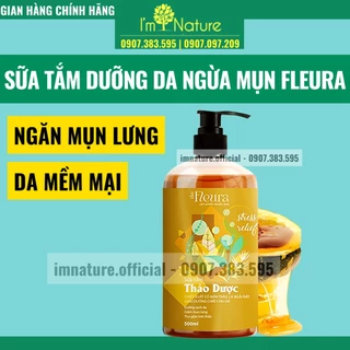 Sữa Tắm Thảo Dược Thiên Nhiên Dưỡng Da Ngăn Mụn Phù Hợp Cho Mẹ Bầu Và Bé THE FLEURA