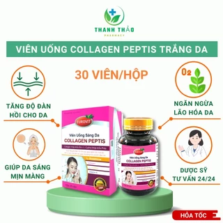 Viên uống Collagen Peptis hộp 30 viên trắng da giảm lão hóa - Thanh Thảo Pharmacy