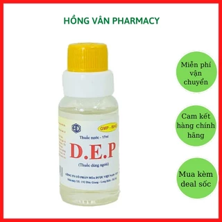 Dung dịch bôi ngoài da D.E.P lọ 17 ml. Dep giúp giảm ngứa do ghẻ, muỗi, côn trùng cắn