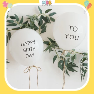 [TPHCM] Bong Bóng In Chữ HAPPY BIRTHDAY TO YOU, Trang Trí Sinh Nhật Phong Cách Hàn Quốc