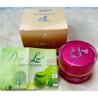 Kem Diệp Lục Green collagen ngừa mụn thâm, liền sẹo, se khít lỗ chân lông 20g