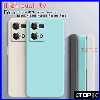 Ốp Điện Thoại Tpu Màu Trơn Cho Oppo Reno 7 4G / Reno 8 4G / Reno 6Z / 6 / 7 / 7z / 7 Pro / Reno 8z YT