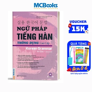 Sách - Ngữ Pháp Tiếng Hàn Thông Dụng Trình Độ Cao Cấp Luyện Thi Topik - Học Kèm App Online