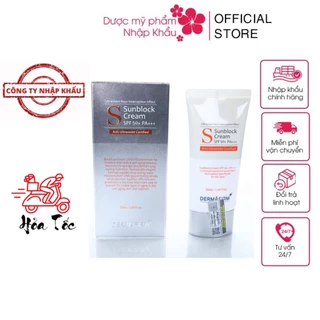 HÀNG NHẬP KHẨU - Kem Chống Nắng Dermafirm Sun Block Cream SPF50+PA+ Y Khoa Không Nhờn Rít Cho Da Dầu, Khô, Mụn, Nhạy Cảm