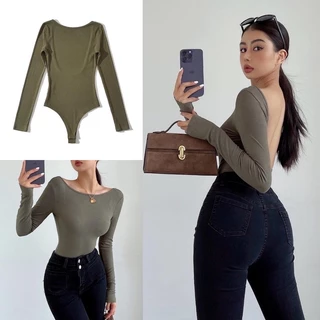 Order 15 ngày- Bodysuit hở lưng dài tay và ngắn tay