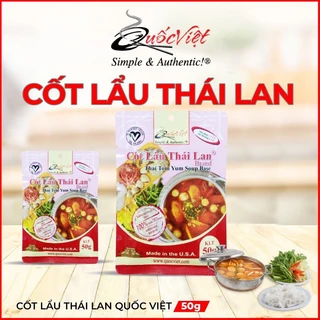 Gia Vị Nấu Lẩu Thái Lan Quốc Việt Hộp 300g Và Gói 50g Cốt Cô Đặc Nhập Khẩu USA