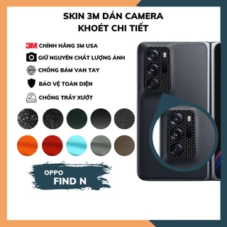 Miếng dán camera oppo find n skin 3m chính hãng nhập khẩu từ USA chống trầy xướt mua 1 tặng 1 phụ kiện huỳnh tân store