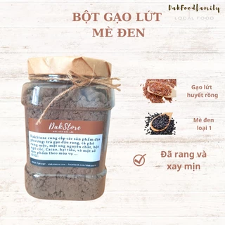 Bột gạo lứt mè đen nguyên chất Dakfoodfamily