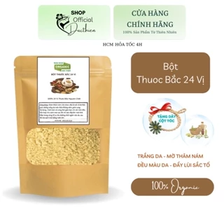 100g Bột Thuoc Bắc Nguyên Chất 24 Vị - Ủ Siêu Trắng Da, Đẩy Lùi Sắc Tố Da, Sạm Nám, Đồi Mồi (100gr)