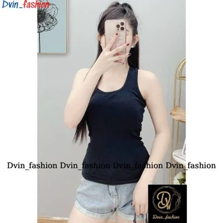 Áo thun nữ ba lỗ , áo thun sát nách nữ có size đâị đên 75kg chất cotton mêm mịn Dvin_fashion