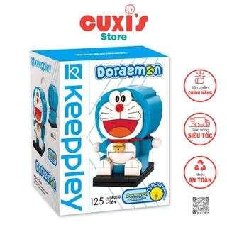 Đồ chơi lắp ráp Doraemon, Keeppley A0110 - Doraemon Classic (125 Mảnh ghép) Qman
