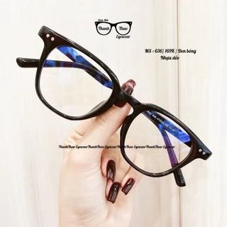 Gọng Kính Cận Nữ Vuông Nhựa Dẻo Chống Lóa 636 - THANHTHAO EYEWEAR