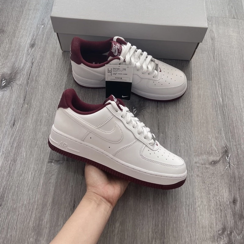 [FAKE ĐỀN X10] GIÀY NIKE AIRFORCE 1 DARK BEETROOT