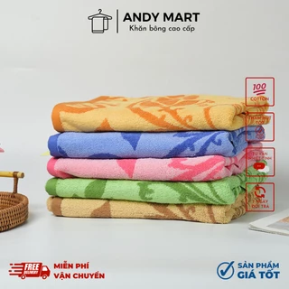 Khăn tắm gia đình 60x120cm cotton mềm mại, kháng khuẩn, an toàn cho da