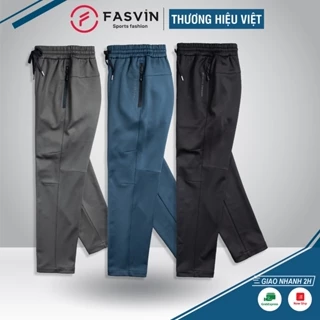 Quần thun thể thao nam Fasvin DT22548.HN vải thun 01 lớp co giãn thoải mái