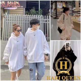 Áo hoodie dấu phẩy nhỏ in giữa ngực HARIQUEEN