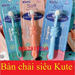 Combo Bàn chải + Kem đánh răng hữu cơ Kichi+LACO dành cho răng ê buốt, nhạy cảm, bảo vệ men răng giúp trắng sáng răng