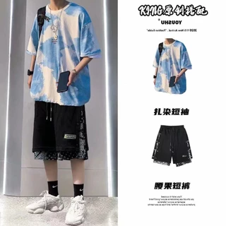 áo nam，áo thun nam，bộ đồ，áo thun cổ tròn，áo đôi nam nữ，áo oversize nam，bigsize，áo polo nam，áo sơ mi，quần đùi nam，quần đùi thể thao，quần ngố nam，quần đen，quần local brand，đồ bộ nam，Set Áo Thun Ngắn Tay Và Quần short Phong Cách Hàn Quốc Năng Động Dành Cho