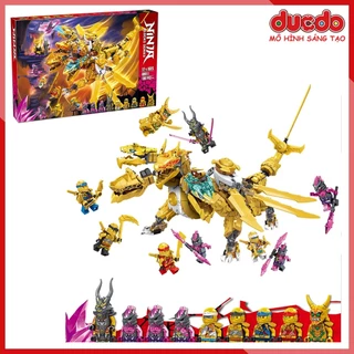 ZIMO 60011 7014 Lắp ghép Ninjago Rồng vàng của Lloyd - Đồ chơi Xếp hình Mô hình Lloyd's Golden Ultra Dragon 71774