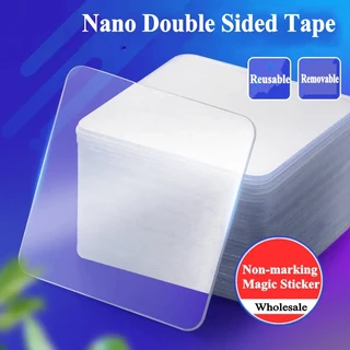 Băng Keo Hai Mặt Nano Trong Suốt Đa Năng Có Thể Tái Sử Dụng