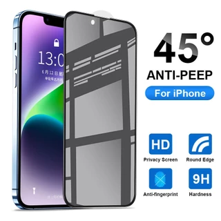 Kính Cường Lực Chống Nhìn Trộm Bảo Vệ Màn Hình Cho iPhone 15 14 13 12 11 Pro Max 13 Mini X XS XR 6 6S 7 8 Plus