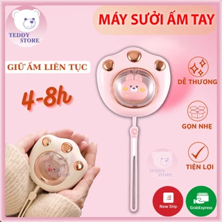 Máy Sưởi Mini Cầm Tay Hình Mèo Đa Chức Năng - Máy Sưởi Ấm Nhỏ Gọn Bỏ Túi - Máy Chườm Ấm Bụng Kinh