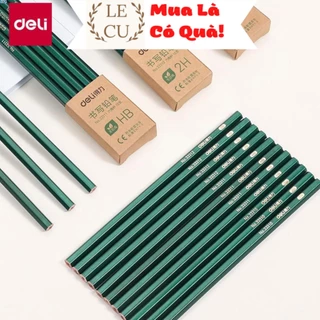 Hộp 10 bút chì lục giác Deli - loại 2B/HB  - 33311 / 33312 / 33159/ 33158