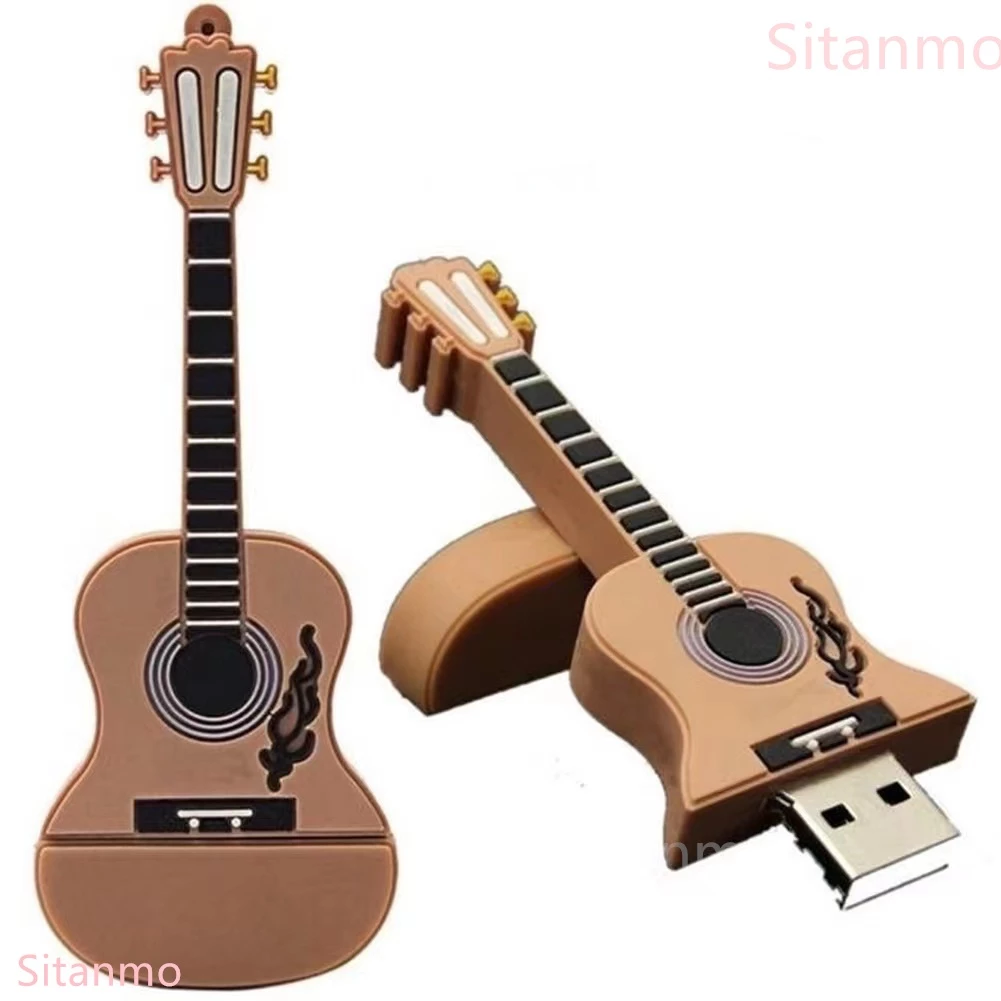 USB Pendrive 1TB 2TB Hoạt Hình Đàn Guitar 1GB 8GB 16GB 32GB 64GB 128GB USB Flash Drive Cho Máy Tính Notebook
