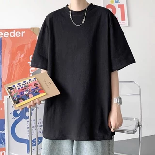 Áo Thun tay lỡ Kumikumi  Nam Nữ - áo phông trơn UNISEX form rộng  cộc tay -Basic Tee, oversize - A2