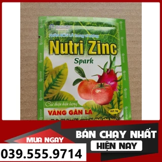 COMBO 5 GÓI PHÂN BÓN TRUNG VI LƯỢNG NUTRI ZINC GÓI 5G GIÚP GIẢM NHỎ TRÁI