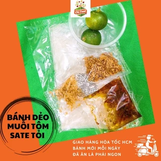 Bánh Tráng Sate Tắc Muối Tôm Tây Ninh! Bánh Phơi Sương Dẻo Muối Thơm Sate Cay Siêu Ngon