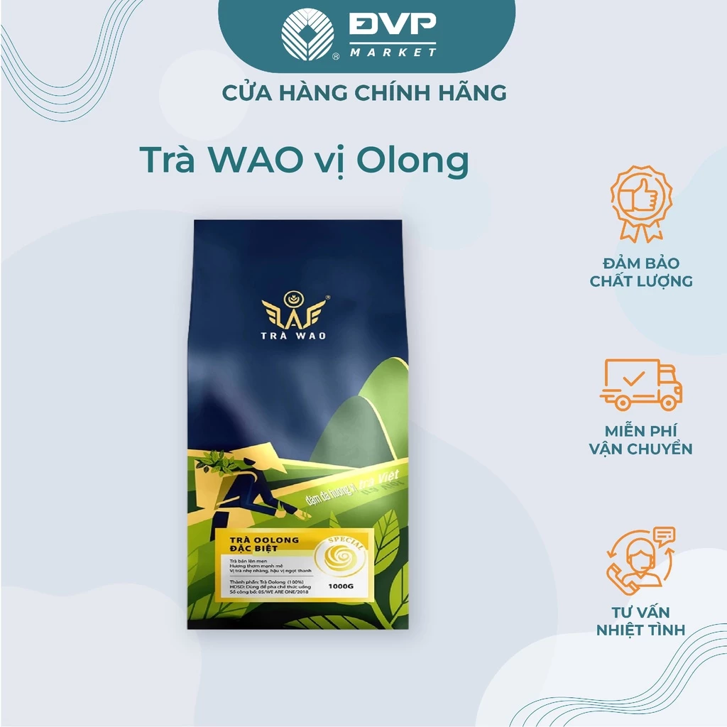 Trà WAO vị Olong đặc biệt gói 1kg