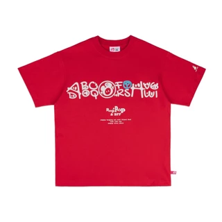 Áo Thun POPPOP BFF ALPHABET TEE RED