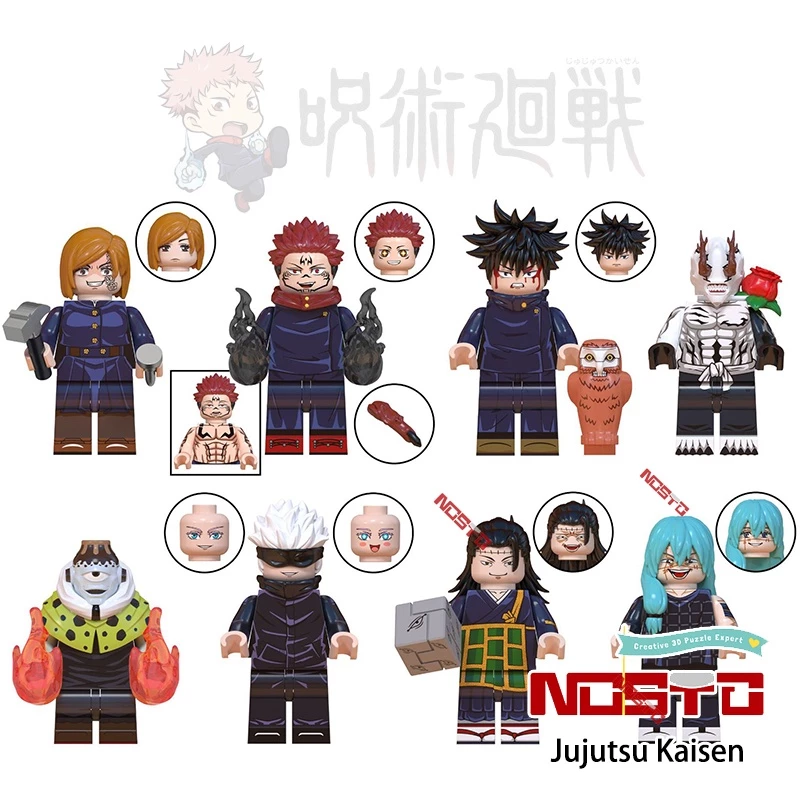 [Pre-sale] Mô Hình Đồ Chơi Mini Nhân Vật Jujutsu Kaisen Kugisaki Nobara Geto Suguru Mahito