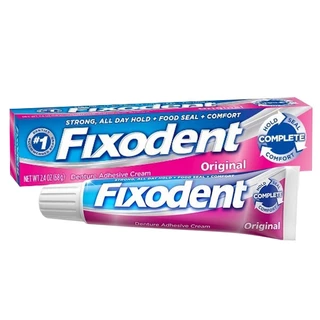 Keo Dán Hàm Răng Giả Fixodent Original 68g Của Mỹ