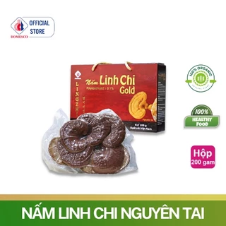 Nấm Linh Chi Gold Dạng Nguyên Tai Domesco - Hộp 200 gam