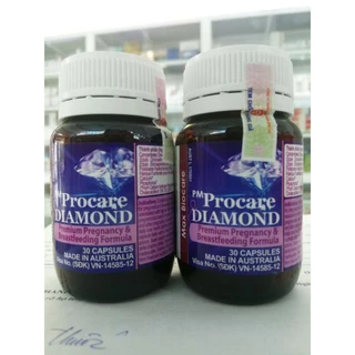 PM Procare Diamond lọ 30v - Vitamin tổng hợp cho phụ nữ có thai và cho con bú.