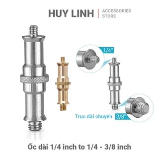 Ốc vít chuyển đổi ren 1/4 - 3/8inch - Đầu nối cho chân đèn đứng dài 5cm