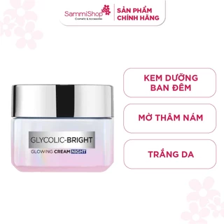 Loreal Kem dưỡng Glycolic - Bright Glowing Cream 50ml