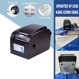 Máy In Mã Vạch Xprinter 350B In Tem Mã Vạch, In Đơn Hàng TMĐT, In Nhãn Sản Phẩm [Hàng Chính Hãng - BH 12 tháng]